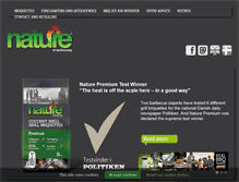 Tablet Screenshot of natureofbarbecuing.com